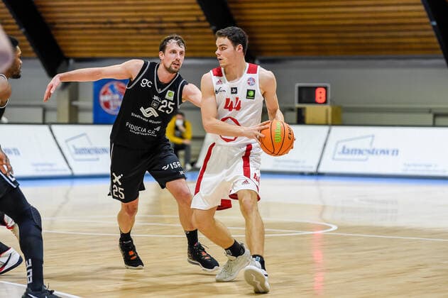 Barmer 2. Basketball Bundesliga ProB, Rheinstars Koeln vs. WWU Baskets Muenster, 16.01.2021 Benedict van Laack (RheinStars Koeln 44), Barmer 2. Basketball Bundesliga ProB, Rheinstars Koeln vs. WWU Baskets Muenster am 16.01.2021 in der Basketball Campus Koeln in Koeln (Nordrhein-Westfalen) Copyright: xBEAUTIFULxSPORTS Mueller-Laschetx