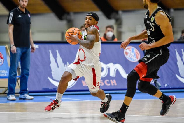 Sport Bilder des Tages Barmer 2. Basketball Bundesliga ProB, Rheinstars Koeln vs. WWU Baskets Muenster, 16.01.2021 Andrej Mangold (RheinStars Koeln 0), Barmer 2. Basketball Bundesliga ProB, Rheinstars Koeln vs. WWU Baskets Muenster am 16.01.2021 in der Basketball Campus Koeln in Koeln (Nordrhein-Westfalen) Copyright: xBEAUTIFULxSPORTS Mueller-Laschetx
