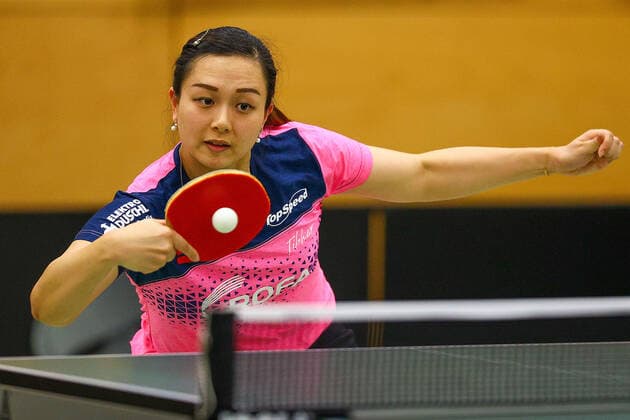 despor 16.01.2021 Langstadt, Ekkehard-Colmar-Halle Tischtennis Damen 1.Bundesliga TSV Langstadt - SV DJK Kolbermoor emspor, emonline, oespor, v.l., Yuan Wan (TT Damen 1.Bundesliga SV-DJK Kolbermoor) Foto: Joaquim Ferreira