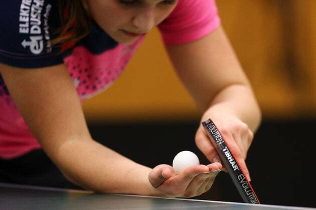 despor 16.01.2021 Langstadt, Ekkehard-Colmar-Halle Tischtennis Damen 1.Bundesliga TSV Langstadt - SV DJK Kolbermoor emspor, emonline, oespor, v.l., Anastasia Bondareva (TT Damen 1.Bundesliga SV-DJK Kolbermoor) Foto: Joaquim Ferreira