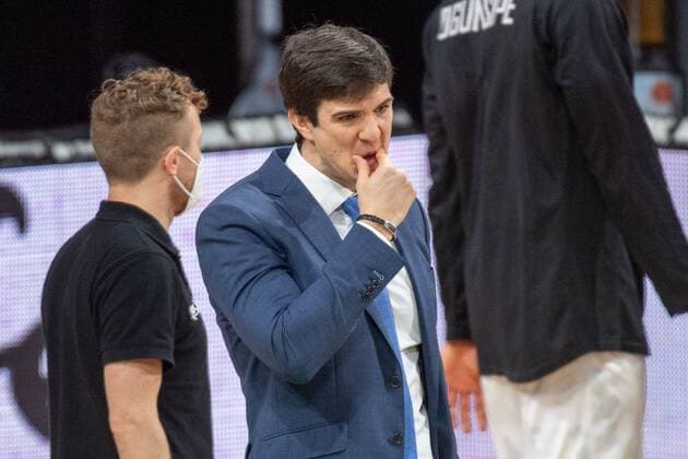 Head Coach Pedro Calles (Hamburg Towers), FC Bayern Basketball vs. Hamburg Towers, BBL, 17.01.2021 Muenchen Bayern Deutschland