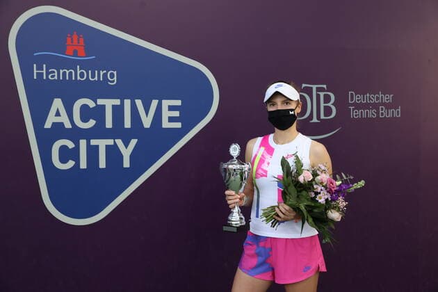 Im Bild: Linda FRUHVIRTOVA (CZE) (JE) (2. Platz) Tennis Future Hamburg - ITF-W25 Hamburg, Hamburg, Tennis-Verband Hamburg, 17.01.2021,