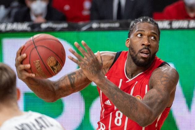 Jalen Reynolds 8 (FC Bayern), FC Bayern Basketball vs. Hamburg Towers, BBL, 17.01.2021 Muenchen Bayern Deutschland