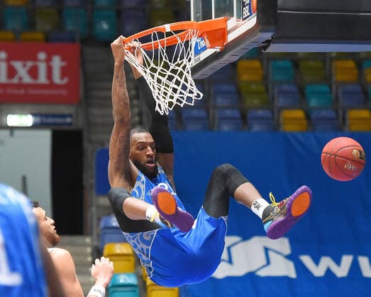 17.01.2021, xhbx, Basketball BBL Bundesliga, Frankfurt Skyliners - s.Oliver Würzburg emspor, v.l. Kamari Murphy (Fraport Skyliners Frankfurt) Frankfurt am Main