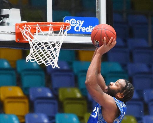 17.01.2021, xhbx, Basketball BBL Bundesliga, Frankfurt Skyliners - s.Oliver Würzburg emspor, v.l. Quantez Robertson (Fraport Skyliners Frankfurt) Frankfurt am Main