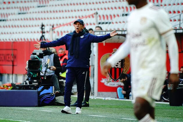 Jean Louis Gasset (Entraineur de Bordeaux FC) FOOTBALL : OGC Nice vs Bordeaux - Ligue 1 Uber Eats - Nice - 16 01 2021 NorbertScanella PanoramiC 