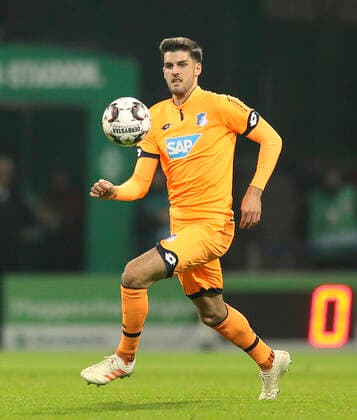 Foto : Florian Grillitsch Hoffenheim Fussball 1. Bundesliga , am Mi. 19.12.2018 Werder Bremen - TSG Hoffenheim 1 - 1 *** Photo Florian Grillitsch Hoffenheim Fussball 1 Bundesliga , on Wed 19 12 2018 Werder Bremen TSG Hoffenheim 1 1