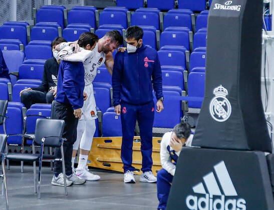 MATCH Jornada 19 Euroleague Masculino Madrid Real Madrid vs Crvena Zvezda mts Belgrade Rudy Fernandez Madrid Madrid Spain Baloncesto Copyright: xAlbaxPachecox