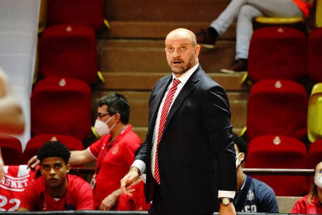 Zvezdan Mitrovic (Coach de l AS Monaco) BASKETBALL : Monaco vs Unicaja Malaga - Eurocup - Monaco - 19 01 2021 NorbertScanella PanoramiC 