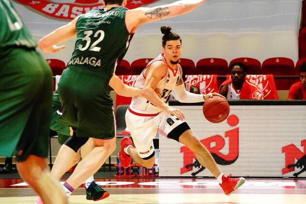 Rob Gray (AS Monaco) BASKETBALL : Monaco vs Unicaja Malaga - Eurocup - Monaco - 19 01 2021 NorbertScanella PanoramiC 