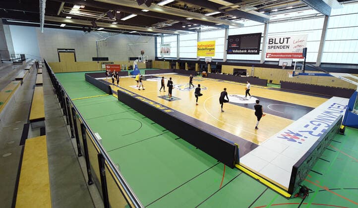 Basketball 2. Bundesliga 2020 2021 Tigers Tuebingen 22.01.2021 Training der Tigers Tuebingen in der Volksbank Arena in Rottenburg: Uebersicht