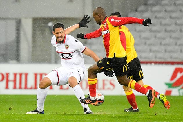 18 WILLIAM SALIBA (NICE) FOOTBALL : Lens vs Nice - Ligue 1 Uber Eats - 23 01 2021 FEP Panoramic 