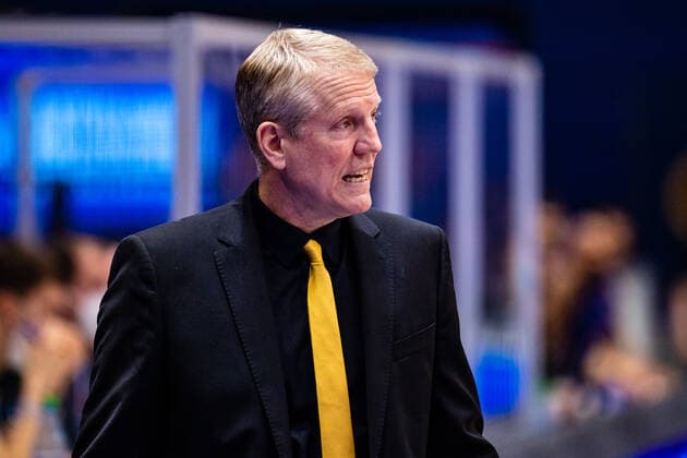 Trainer John Patrick (MHP Riesen Ludwigsburg) waehrend der Begegnung Saison 2020-2021 (Herren) in der EasyCredit Bundesliga zwischen Syntainics MBC und MHP Riesen Ludwigsburg in der Stadthalle Weissenfels am 23. January 2021 in Weissenfels, Sachsen Anhalt, Deutschland