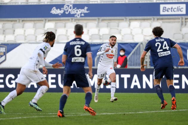 13 SOFIANE BOUFAL (SCO) FOOTBALL : Bordeaux vs Angers - Ligue 1 Uber Eats - 24 01 2021 FEP Panoramic 