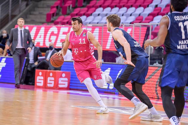 easyCredit BBL, Telekom Baskets Bonn vs. HAKRO Merlins Crailsheim, 24.01.2021 Anthony DiLeo (Telekom Baskets Bonn 11), easyCredit BBL, Telekom Baskets Bonn vs. HAKRO Merlins Crailsheim am 24.01.2021 im Telekom Dome Bonn, Bonn (Nordrhein-Westfalen) Copyright: xBEAUTIFULxSPORTS Mueller-Laschetx