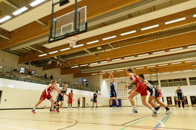 Hannover, Deutschland 24. Januar 2021: 1.BBL - Damen - 2020 2021 - TK Hannover vs. XCYDE Angels Noerdlingen Die Mannschaft von Noerdlingen beim Freiwurf. Sporthalle Birkenstraße Niedersachsen Copyright: xFotostandx xxMattheyx