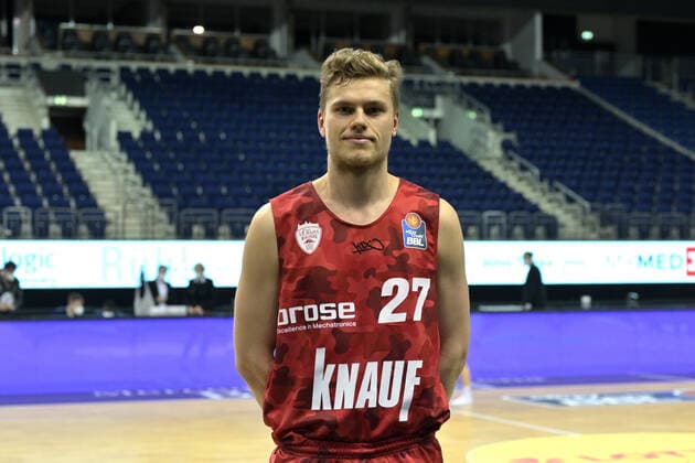 Jonas Weitzel - Wuerzburg - Portrait, BBL, Alba Berlin vs s.Oliver Wuerzburg, in der Mercedes Benz Arena, 24.01.21, GER, Berlin, 24.01.21, BBL, Alba vs s.Oliver Wuerzburg Berlin Copyright: xUwexKoch xEibner-Pressefotox EP_ukh