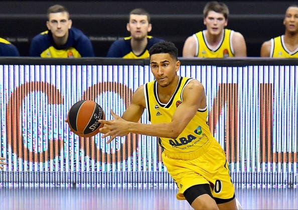 29.01.2021, xlakx, Basketball EuroLeague, Alba Berlin - Real Madrid emspor, v.l.Maodo Lo (Alba Berlin, No.0) Berlin