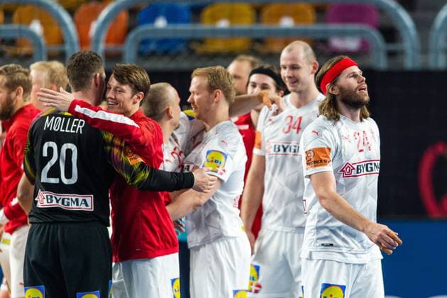 210129 Mikkel Hansen of Denmark after the 2021 IHF World Handball Championship semi-final match between Spain and Denmark on January 29, 2021 in Cairo. Photo: Mathias Bergeld BILDBYRAN COP 200 MB0116 handball handboll handball bbeng vm handball-vm handbolls-vm ihf handball World Championship, WM, Weltmeisterschaft world handball championship 2021 world championship 2021 spain spanien denmark danmark semifinal semifinals semi-final semi-finals Copyright: MATHIASxBERGELD BB210129MB211