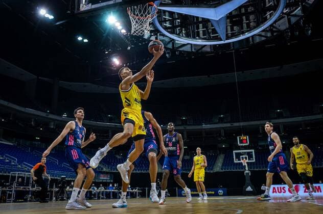 Basketball Berlin 29.01.2021 Saison 2020 2021 Euroleague Regualar Season Alba Berlin vs Real Madrid Maodo Lo (Alba Berlin, No.00)