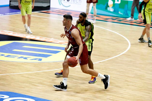 30.01.2021, easyCredit Basketball Bundesliga, BBL, Saison 2020 2021, Herren, Chemnitz Niners - Medi Bayreuth Filip Stanic, Niners Chemnitz Chemnitz Messe Chemnitz Sachsen Germany