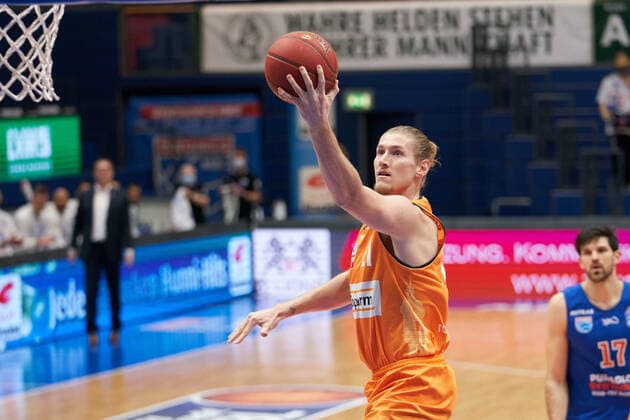 Syntainics MBC - Ratiopharm Ulm, Basketball, Bundesliga, Maenner, 15. Spieltag, 30.01.2021, v.l.: <mbc ulm Syntainics MBC - ratiopharm ulm, Basketball, Bundesliga, Maenner, 15. Spieltag, 30.01.2021, Weissenfels