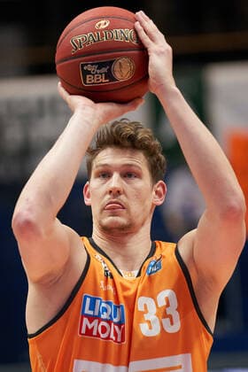 Syntainics MBC - Ratiopharm Ulm, Basketball, Bundesliga, Maenner, 15. Spieltag, 30.01.2021, v.l.: <mbc ulm Syntainics MBC - ratiopharm ulm, Basketball, Bundesliga, Maenner, 15. Spieltag, 30.01.2021, Weissenfels