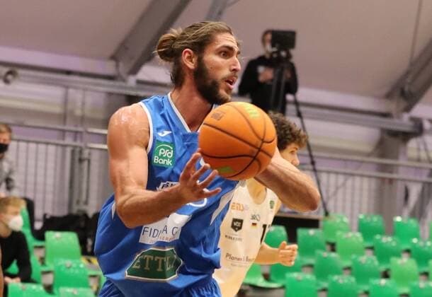 30.01.2021 - Basketball - Saison 2019 2020 - 2. Bundesliga Pro-A - 18. Spieltag: Nürnberg Falcons Basketball Club NBC - PS Karlsruhe LIONS - DaMa - Adam Pechacek (8, PS Karlsruhe Lions )
