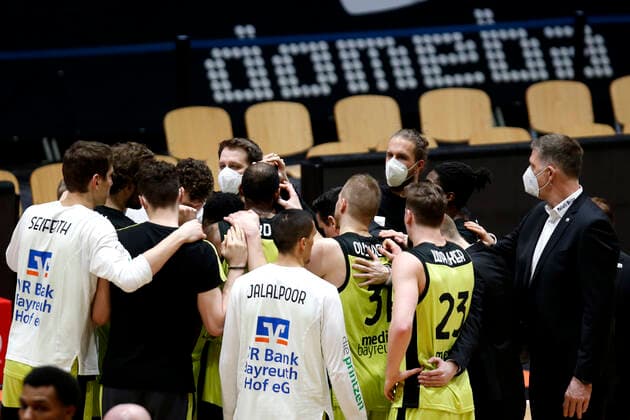 30.01.2021, easyCredit Basketball Bundesliga, BBL, Saison 2020 2021, Herren, Chemnitz Niners - Medi Bayreuth Sieger Medi Bayreuth Chemnitz Messe Chemnitz Sachsen Germany