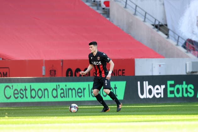 05 FLAVIUS DANILIUC (NICE) FOOTBALL : Nice vs Saint Etienne - Ligue 1 Uber Eats - 31 01 2021 FEP Panoramic 