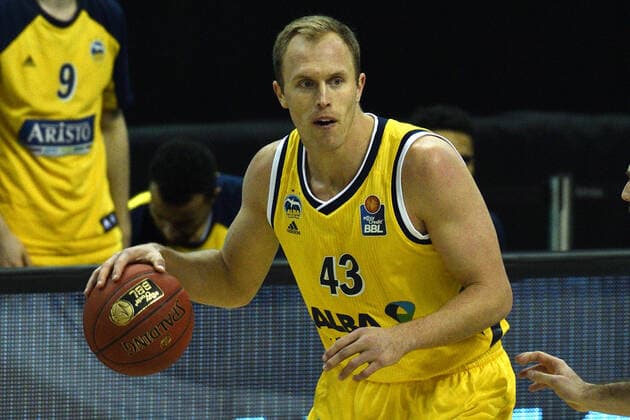Luke Sikma - Alba, 31.01.2021, BBL, Alba Berlin vs RASTA Vechta , in der Mercedes Benz Arena, GER, Berlin, 31.01.2021, BBL, Alba vs RASTA Vechta Berlin Copyright: xUwexKoch xEibner-Pressefotox EP_ukh
