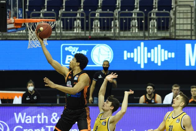 Jordan Barnett - Rasta Vechta, 31.01.2021, BBL, Alba Berlin vs RASTA Vechta , in der Mercedes Benz Arena, GER, Berlin, 31.01.2021, BBL, Alba vs RASTA Vechta Berlin Copyright: xUwexKoch xEibner-Pressefotox EP_ukh