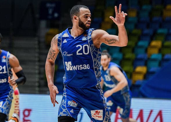 31.01.2021, xpsx, Basketball easyCredit BBL, Fraport Skyliners - Telekom Baskets Bonn v.l. Rasheed Moore (Fraport Sykliners) emspor Frankfurt am Main