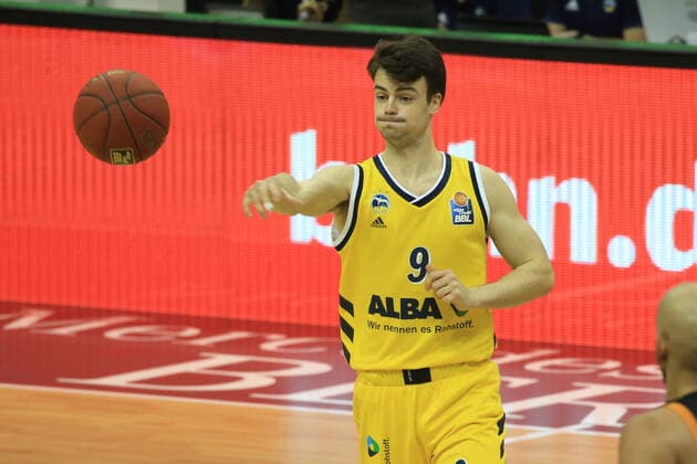 DEU, 1. BBL Alba Berlin vs. RASTA Vechta , 31.01.2021, Mercedes-Benz-Arena, Berlin, DEU, 1. BBL Alba Berlin vs. RASTA Vechta , im Bild Jonas Mattisseck (ALBA Berlin 9)