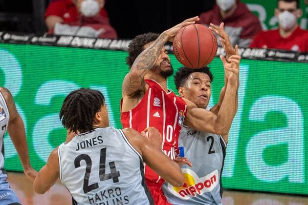 Nick Weiler-Babb 0 (FC Bayern), !M2!, FC Bayern Basketball vs. Crailsheim Merlins, BBL, 31.01.2021 Muenchen Bayern Deutschland