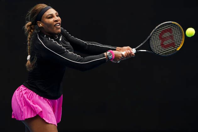 TENNIS WTA, Tennis Damen YARRA VALLEY CLASSIC, Serena Williams of the United States of America in action during the Round 2 Yarra Valley Classic - WTA 500 match against Daria Gavrilova of Australia at Melbourne Park in Melbourne, Monday, February 1, 2021. ( NO ARCHIVING, EDITORIAL USE ONLY, NO USE IN BOOKS WITHOUT CONSENT MELBOURNE VIC AUSTRALIA  Copyright: xDAVExHUNTx 20210201001517509248