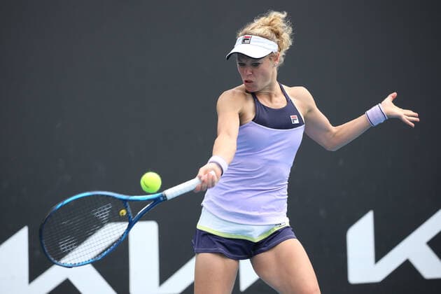Laura Siegemund, GER, during 2021 Melbourne Summer Series (AO pre-tournaments) in Melbourne, 01 02 2021; -