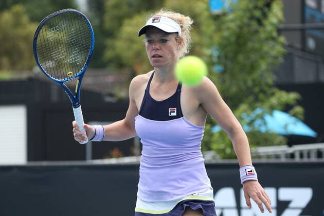 Laura Siegemund, GER, during 2021 Melbourne Summer Series (AO pre-tournaments) in Melbourne, 01 02 2021; -
