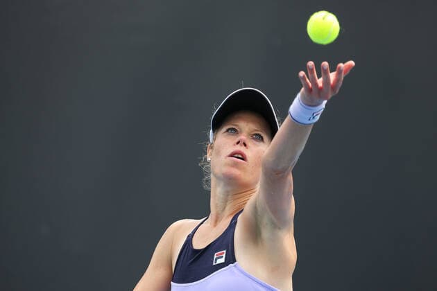 Laura Siegemund, GER, during 2021 Melbourne Summer Series (AO pre-tournaments) in Melbourne, 01 02 2021; -