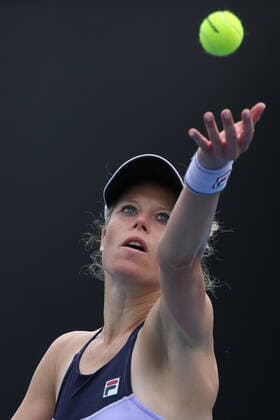 Laura Siegemund, GER, during 2021 Melbourne Summer Series (AO pre-tournaments) in Melbourne, 01 02 2021; -