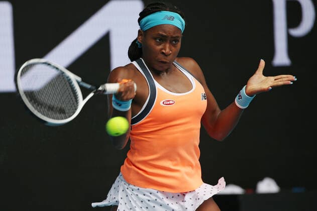 Coco Gauff, USA, during 2021 Melbourne Summer Series (AO pre-tournaments) in Melbourne, 01 02 2021; -