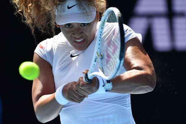 TENNIS YARRA VALLEY CLASSIC, Naomi Osaka of Japan during Round 2 of the Yarra Valley Classic - WTA, Tennis Damen 500 match against Alize Cornet of France at Melbourne Park in Melbourne, Tuesday, February 2, 2021. ( NO ARCHIVING, EDITORIAL USE ONLY, NO USE IN BOOKS WITHOUT CONSENT MELBOURNE VIC AUSTRALIA  Copyright: xDEANxLEWINSx 20210202001517719980