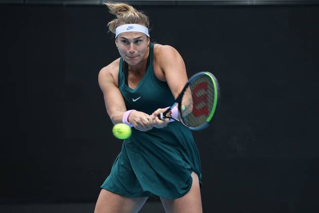 Aryna Sabalenka, BLR, during 2021 Melbourne Summer Series (AO pre-tournaments) in Melbourne, 02 02 2021; -