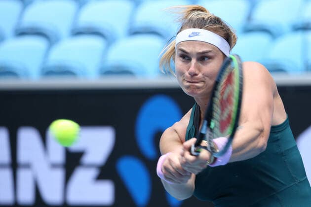 Aryna Sabalenka, BLR, during 2021 Melbourne Summer Series (AO pre-tournaments) in Melbourne, 02 02 2021; -