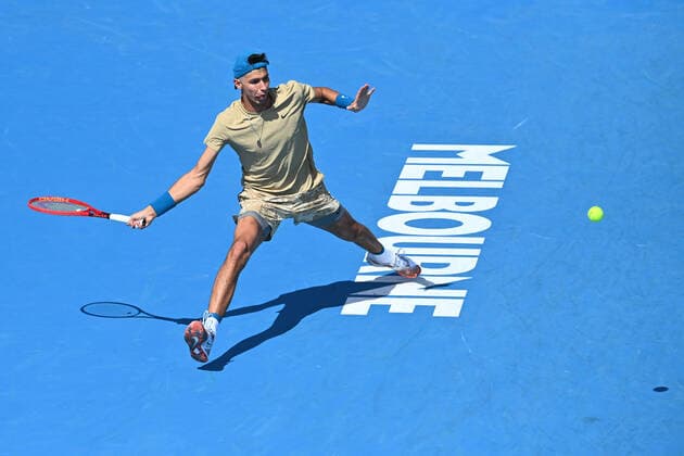 Alexei Popyrin TENNIS : Australian Open 2021 - 02 02 2021 AntoineCouvercelle Panoramic 