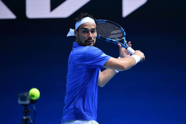 Fabio Fognini TENNIS : Australian Open 2021 - 02 02 2021 AntoineCouvercelle Panoramic 