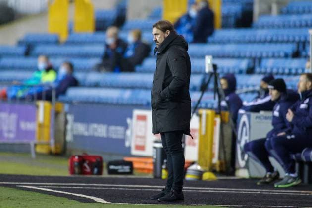 Millwall v Norwich City EFL Sky Bet Championship 02 02 2021. Daniel Farke Manager of Norwich City during the EFL Sky Bet Championship match between Millwall and Norwich City at The Den, London, England on 2 February 2021. Editorial use only DataCo restrictions apply See www.football-dataco.com , Copyright: xNigelxKeenex PSI-11769-0029