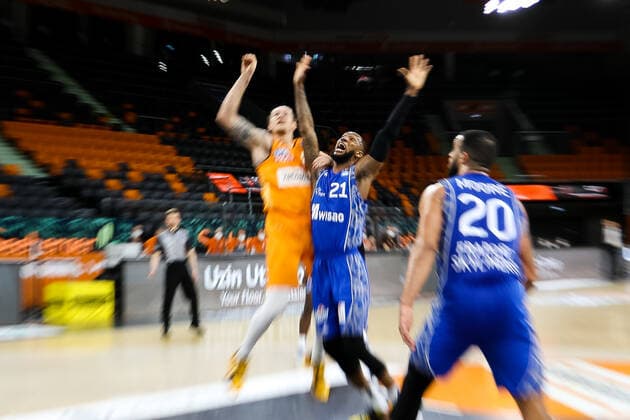 Kamari Murphy (Fraport Skyliners 21) GER, Ratiopharm Ulm vs. Fraport Skyliners, easycredit 1.Bundesliga Basketball, 4.Spieltag, Saison 2020 21, 02.02.2021 Ratiopharm Ulm vs. Fraport Skyliners, Basketball Neu-Ulm Copyright: xEibner-Pressefoto RogerxBuerkex EP_EER
