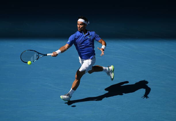 TENNIS ATP, Tennis Herren CUP, Fabio Fognini of Italy during Round 2 of the ATP Cup against Benoit Paire of France at Melbourne Park in Melbourne, Wednesday, February 3, 2021. ( NO ARCHIVING, EDITORIAL USE ONLY, NO USE IN BOOKS WITHOUT CONSENT MELBOURNE VIC AUSTRALIA  Copyright: xXXXxXXXx 20210203001517914869