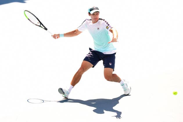TENNIS MURRAY RIVER OPEN, Mackenzie McDonald of the USA in action during the Murray River Open - ATP, Tennis Herren 250 match against Alex Bolt of Australia at Melbourne Park in Melbourne, Wednesday, February 3, 2021. ( NO ARCHIVING, EDITORIAL USE ONLY, NO USE IN BOOKS WITHOUT CONSENT MELBOURNE VIC AUSTRALIA  Copyright: xJAMESxROSSx 20210203001517928492